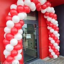 Brama balonowa na MOP Woźniki.