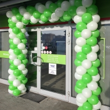 Brama balonowa w Raciborzu.