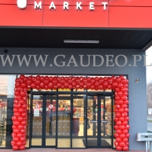 Brama balonowa dla Polo Marketu.