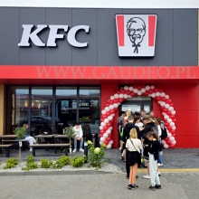 Brama balonowa dla KFC w Radomsku.