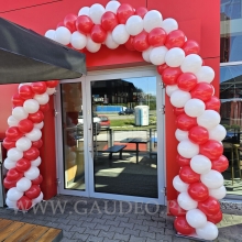 Brama balonowa na otwarcie KFC w Częstochowie.