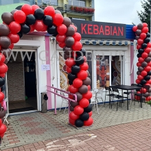 Brama balonowa na otwarcie.