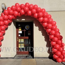 Łuk balonowy dla kolektury Lotto.