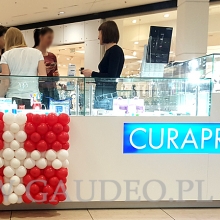 Dekoracja balonowa stendu.
