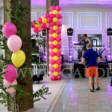 10 z balonów, dekoracja balonowa