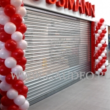 kolumny z balonów, kolumny balonowe, girlandy na otwarcie