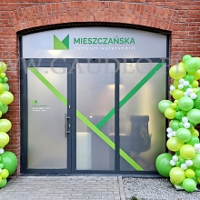 Kolumny balonowe na otwarcie.