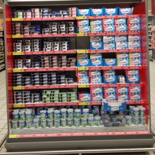 Balony jako dekoracja marketu.