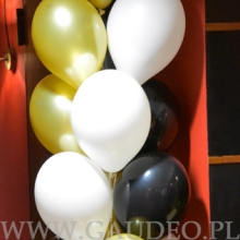Balony helowe w stroiku.